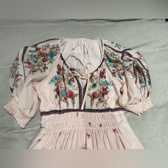 Anthropologie The Somerset Puff-Sleeve Maxi Dress . Size M - Picture 10 of 16